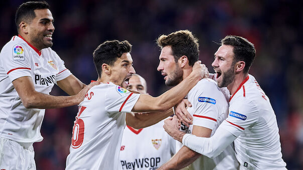 Sevilla klebt Real Madrid an den Fersen