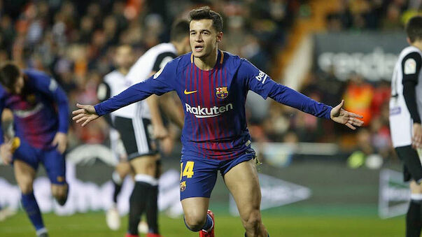 Coutinho trifft! Barca steht im Copa-Finale