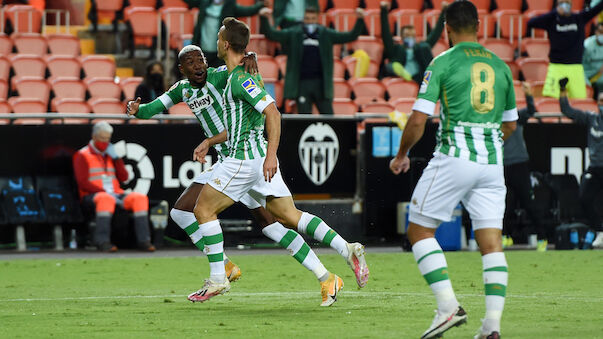 Betis übernimmt in Valencia die Tabellenführung