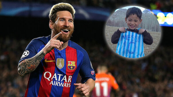 Messi erfüllt kleinem Jungen Herzenswunsch