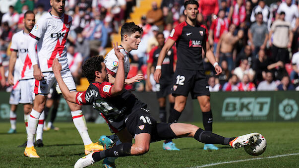 Sevilla lässt Punkte bei Rayo Vallecano liegen