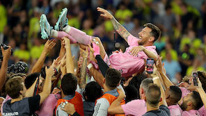 Szenen der Verehrung: Messi holt 1. Titel mit Inter Miami