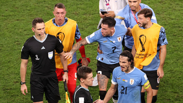Harte Strafen für Uruguay-Stars nach WM-Eklat