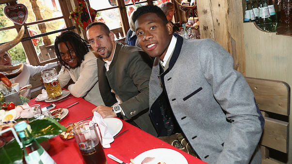 Alaba und Co. feiern auf dem Oktoberfest