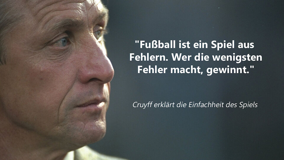 Johan Cruyff - die besten Sprüche der Legende