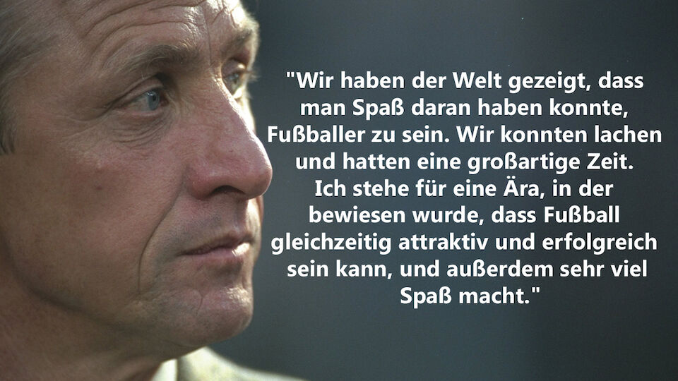 Johan Cruyff - die besten Sprüche der Legende