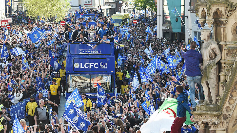 So feiert Leicester City den Meistertitel