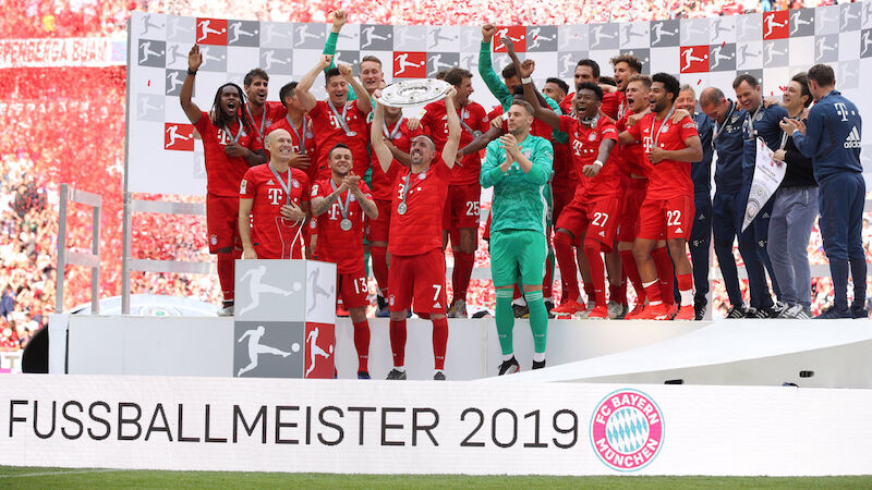 Meisterparty des FC Bayern München 2019