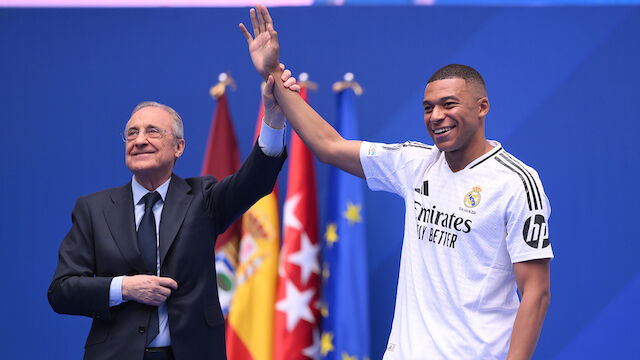 Bilder! Mbappé bei Real Madrid vor 85.000 Leuten vorgestellt