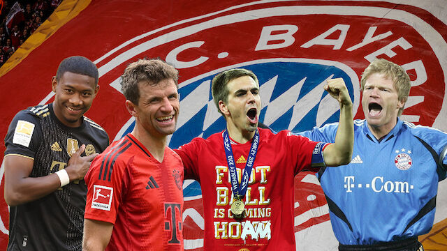 Die 15 Spieler mit den meisten Einsätzen für den FC Bayern