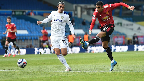 Manchester United spielt nur remis in Leeds