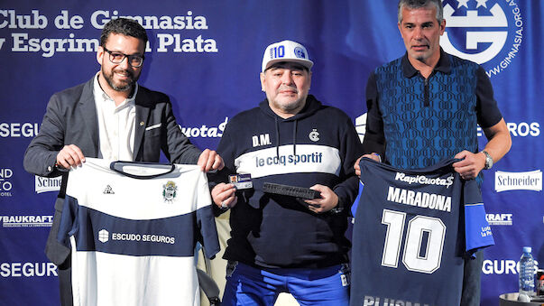 Begeisterter Empfang für Diego Maradona