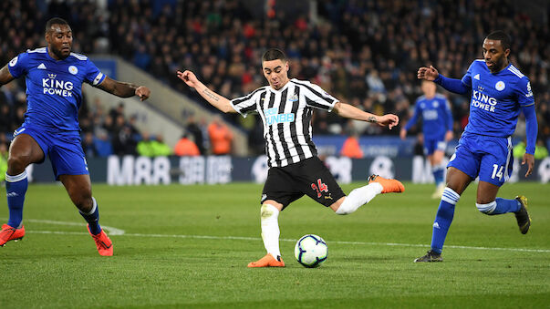 Newcastle gewinnt bei Leicester City