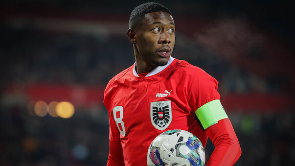 ÖFB-Kapitän David Alaba unter 