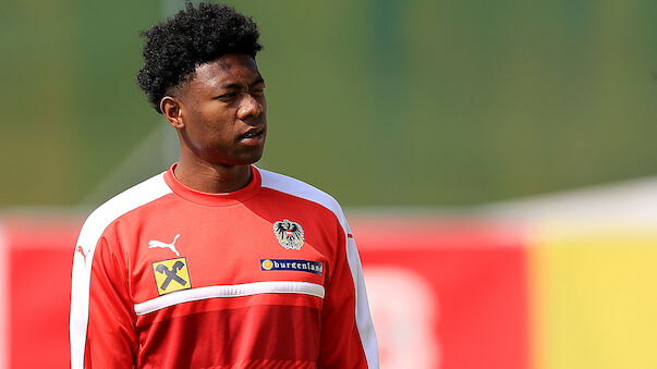 Training: Fortschritte bei David Alaba