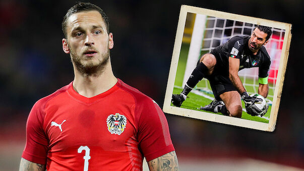 Marko Arnautovic leidet mit Gianluigi Buffon