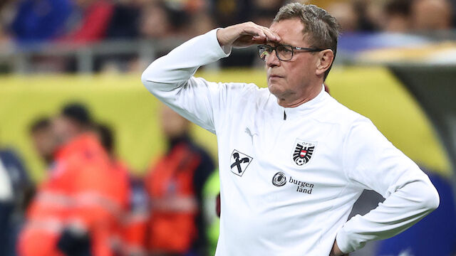 Rangnick: "Das war sehr deppert!"