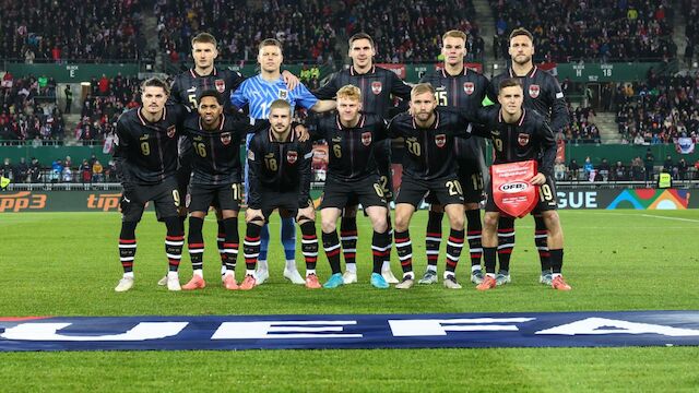 Noten! Ein Vierer und zwei Einser für das ÖFB-Team