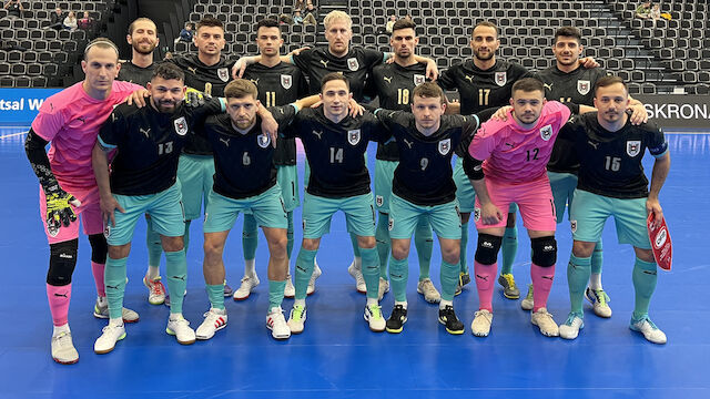 Futsal-Nationalteam holt 1. Sieg in WM-Quali