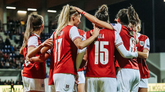 ÖFB-Frauen feiern in Luxemburg Schützenfest