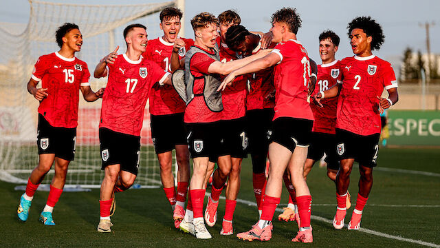 ÖFB-U17: "Haben in entscheidenden Momenten immer geliefert"