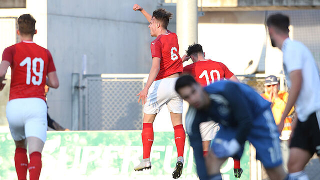 ÖFB-U18 besiegt Deutschland