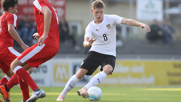 ÖFB-U18 besiegt Schweiz in Testspiel mit 2:1