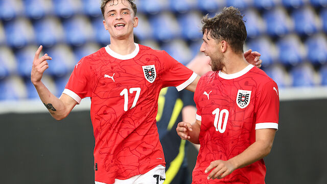 Vierfacher Veratschnig! ÖFB-U21 fertigt Schottland ab