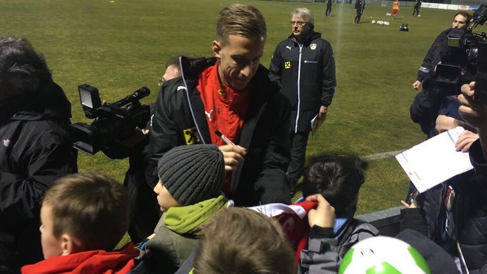 ÖFB in Stegersbach: Fan-Ansturm beim Training