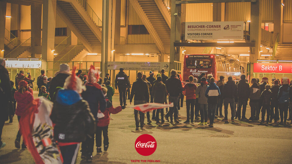 Fan-Bilder vom WM-Quali-Spiel Österreich vs. Moldawien