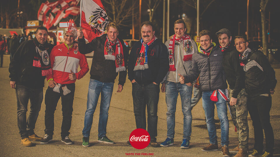 Fan-Bilder vom WM-Quali-Spiel Österreich vs. Moldawien