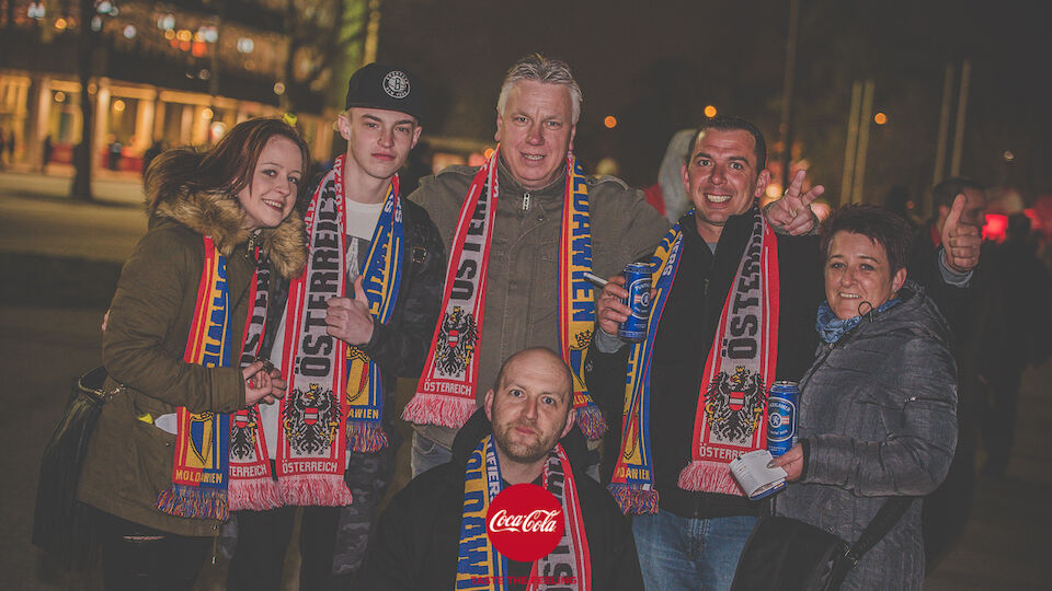 Fan-Bilder vom WM-Quali-Spiel Österreich vs. Moldawien