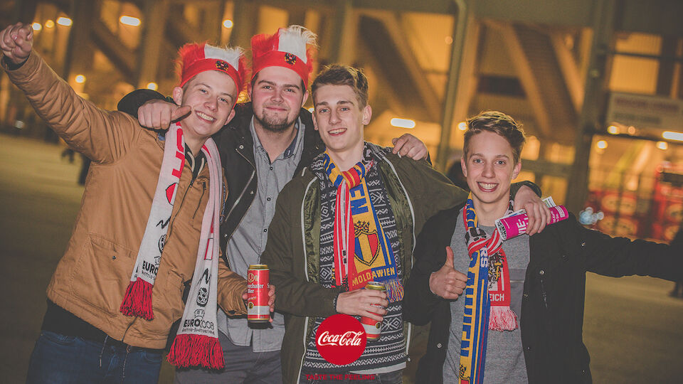 Fan-Bilder vom WM-Quali-Spiel Österreich vs. Moldawien