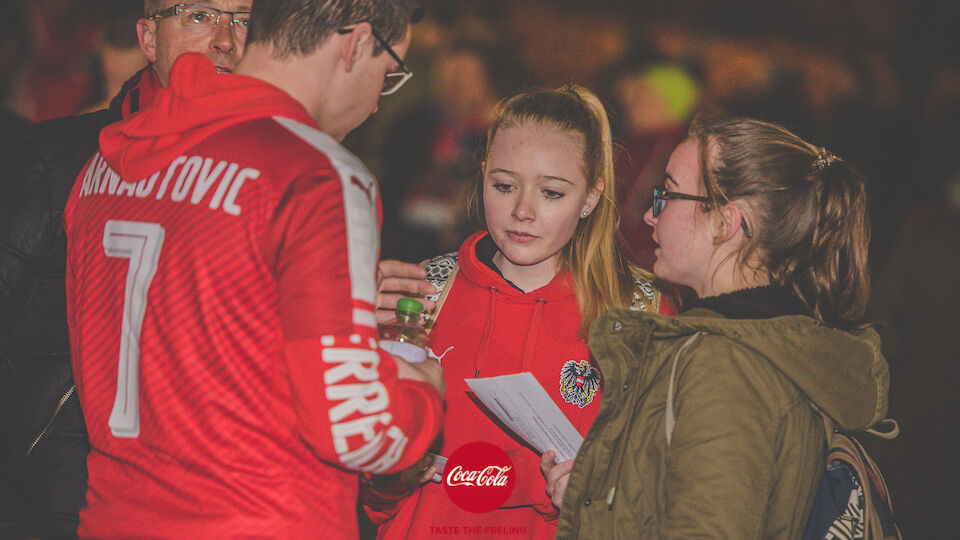 Fan-Bilder vom WM-Quali-Spiel Österreich vs. Moldawien
