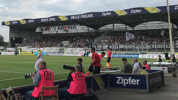 Sturm-Fans sauer auf LASK-Security