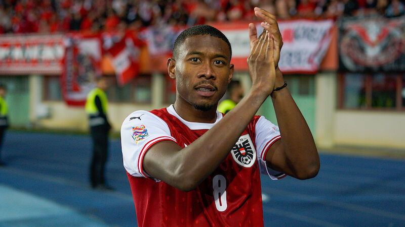 2. David Alaba - 107 Länderspiele (15 Tore)