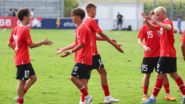 5:1! ÖFB-U16 überrollt Deutschland
