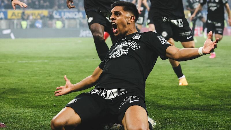 Platz 20: Manprit Sarkaria, SK Sturm Graz - 13 Tore, 217 Minuten/Tor