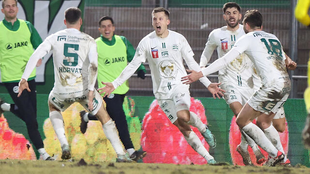 Leoben kickt mit Altach dritten Bundesligisten aus dem Cup