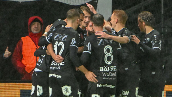 Altach nach Regenschlacht gegen BW Linz im Cup-Viertelfinale