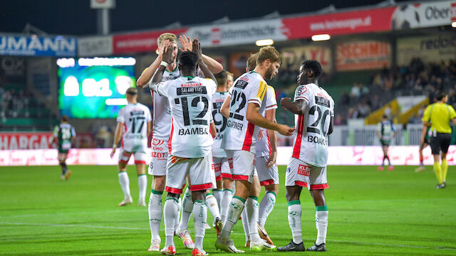 WAC zittert sich bei Sieg über Ried ins Achtelfinale