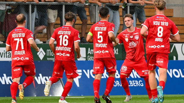 Kapfenberg wirft Ligakonkurrent Lustenau aus dem ÖFB-Cup