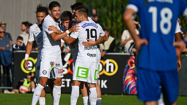 Pflichtsieg mit Pflichtleistung für Sturm im ÖFB-Cup