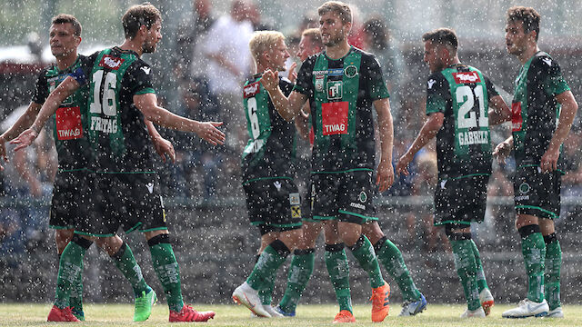 Wacker Innsbruck siegt nach Regen-Unterbrechung