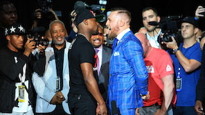 McGregor setzt Mayweather zu