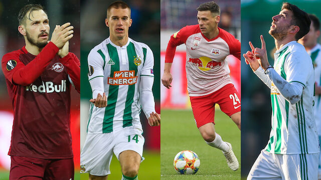 So viele Titel ist RB Salzburg Rapid voraus