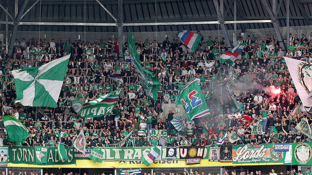1.000 Rapid-Fans verabschieden Mannschaft nach Klagenfurt