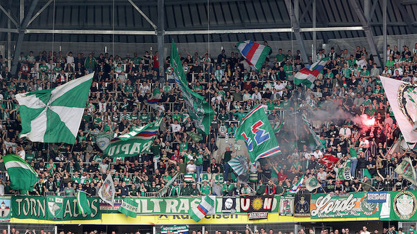 1.000 Rapid-Fans verabschieden Mannschaft nach Klagenfurt