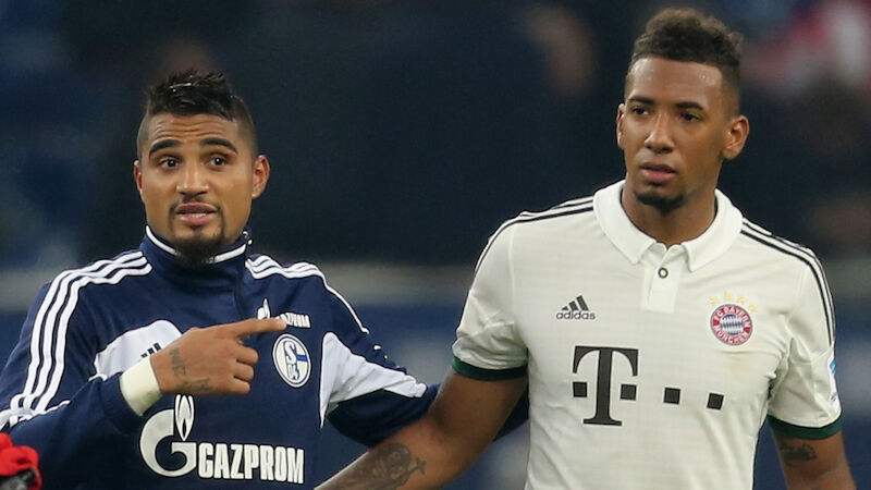 Kevin-Prince und Jerome Boateng