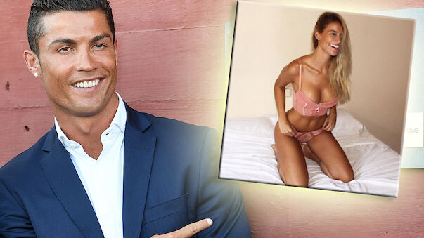 C. Ronaldo angelt sich Miss Spanien